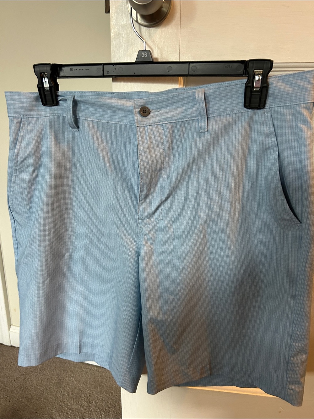 Jack Nicklaus Light Gray Men's Athletic Shorts - 36